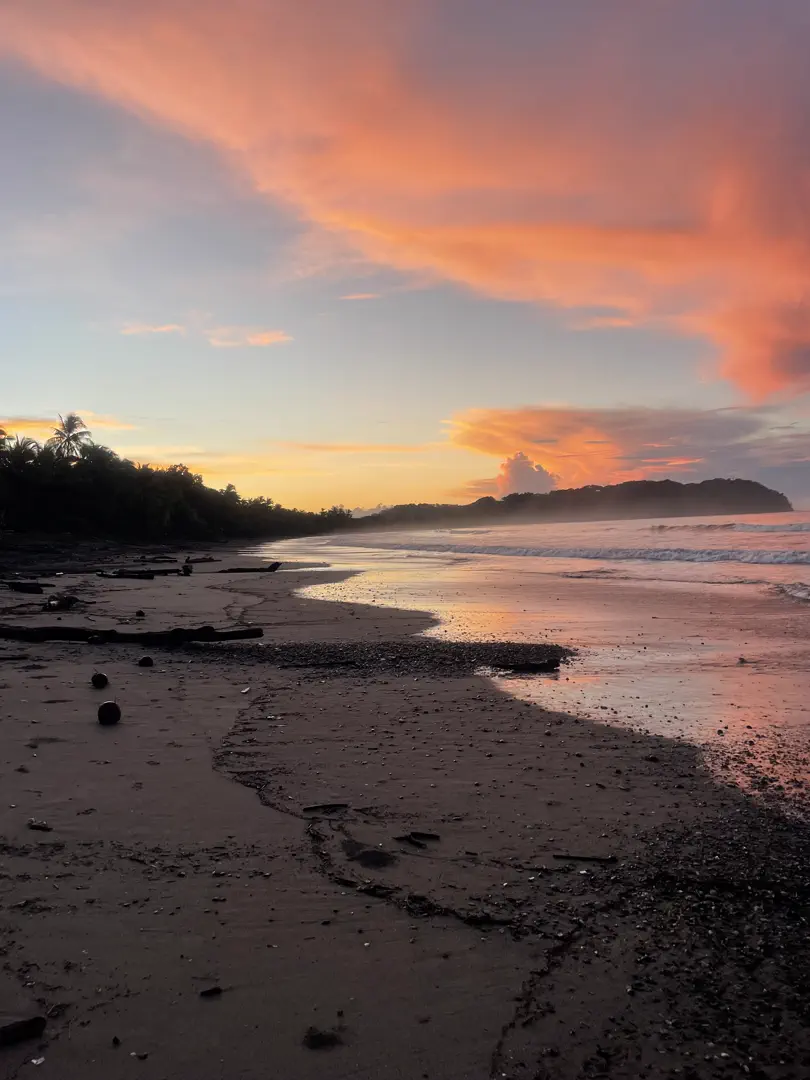 Beach in Samara Costa Rica